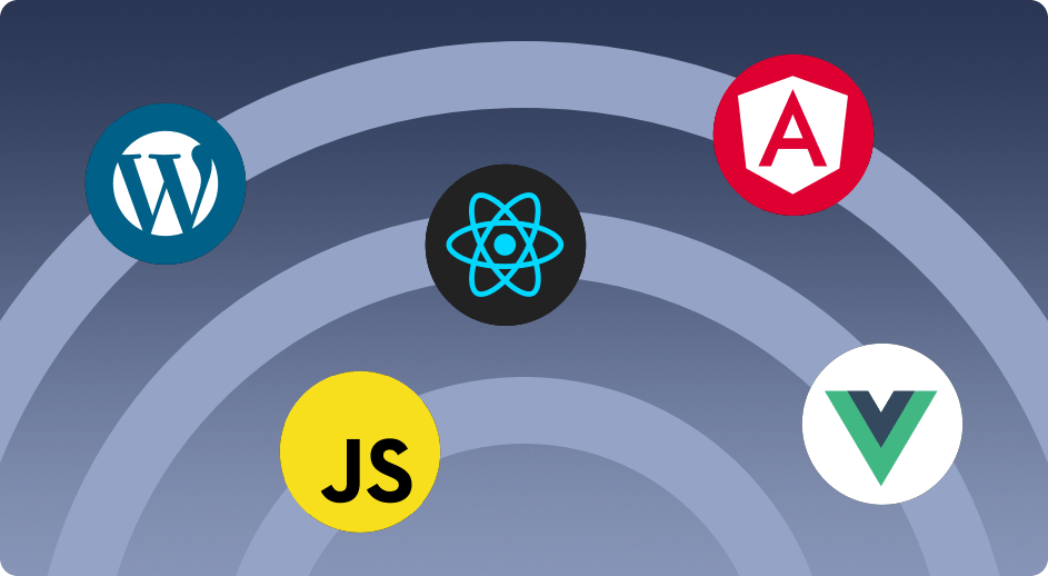 SDKs for Wordpress, React and more.